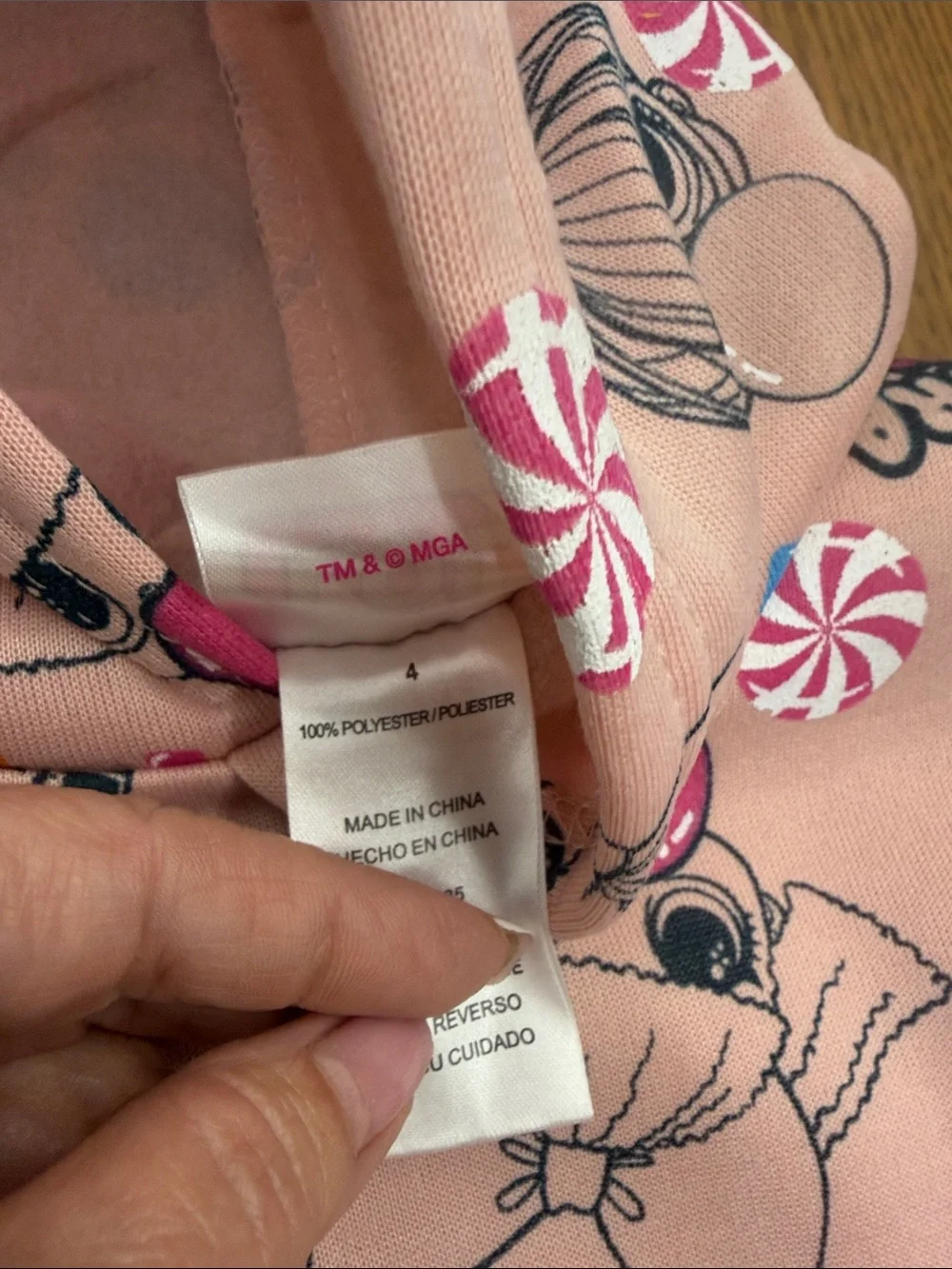L.O.L. Surprise! Pink Printed Hoodie with Magenta Character Leggings